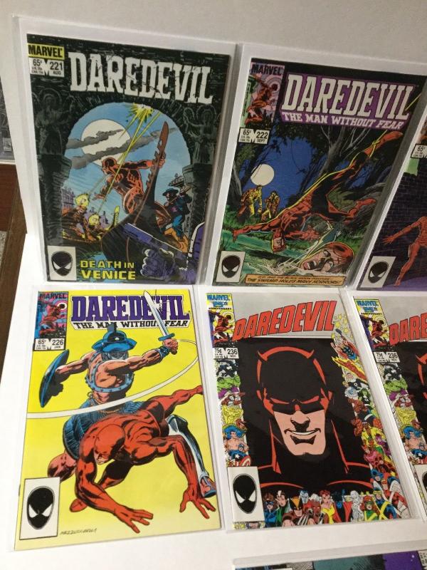 Daredevil 221 222 223 225 226 236x2 237 239 240 Nm Near Mint A21