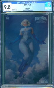 Power Girl #1 CGC 9.8 Louw Foil Variant 1st Appearance of Amalak DC 2023 3012