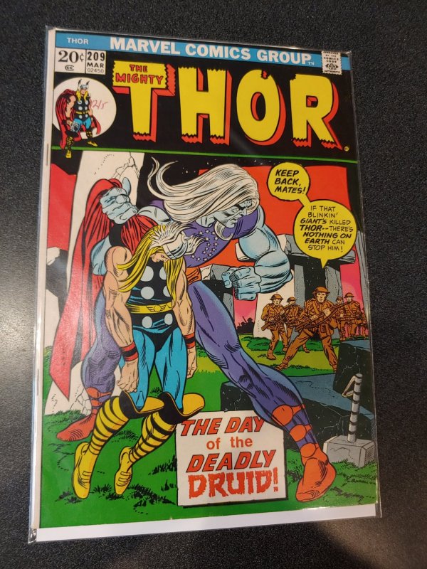 THOR #209 SILVER AGE CLASSIC FINE+