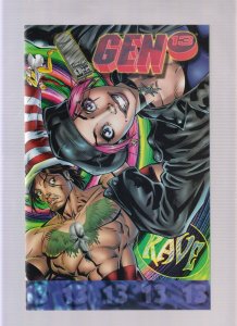 Gen 13: Rave - J Scott Campbell Rainbow Wraparound cover (9/9.2) 1995