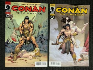 2008 CONANTHE CIMMERIAN #1 & 2 VF-/VF Dark Horse Comics / Frank Cho Covers
