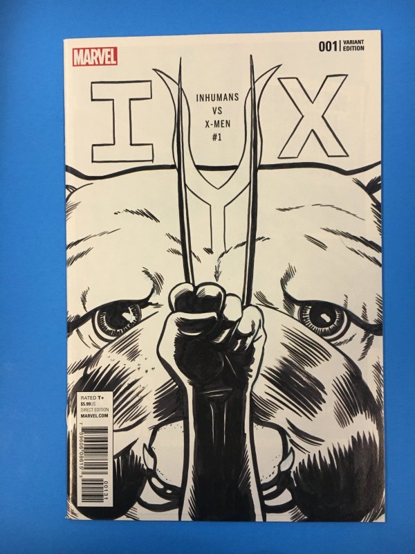 IvX #1 Incentive Chip Zdarsky Party Black and White Variant (2017)