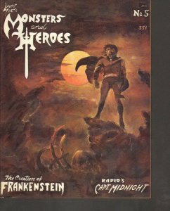 Larry Ivie's Monsters and Heroes #5 ~Frankenstein/Capt.Midnight~ 1969 (VF+) WH