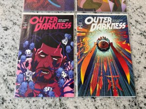 Lot Of 4 Outer Darkness Image Comic Books # 9 10 11 12 NM 1st Prints 5 J433