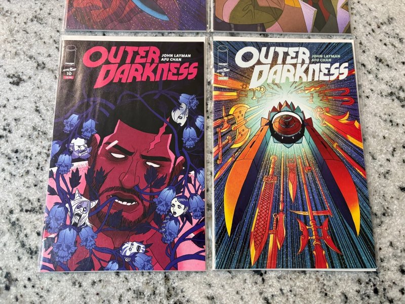 Lot Of 4 Outer Darkness Image Comic Books # 9 10 11 12 NM 1st Prints 5 J433