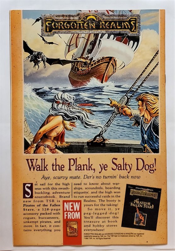 Captain Planet and the Planeteers #7 (April 1992, Marvel) 8.0 VF