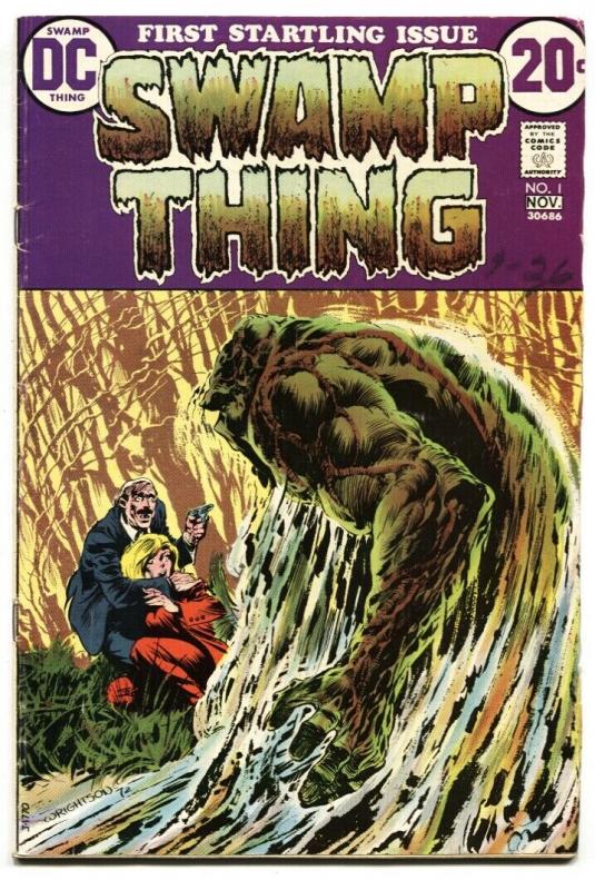 SWAMP THING #1 First issue-Key-DC Comic Book 1972 VG