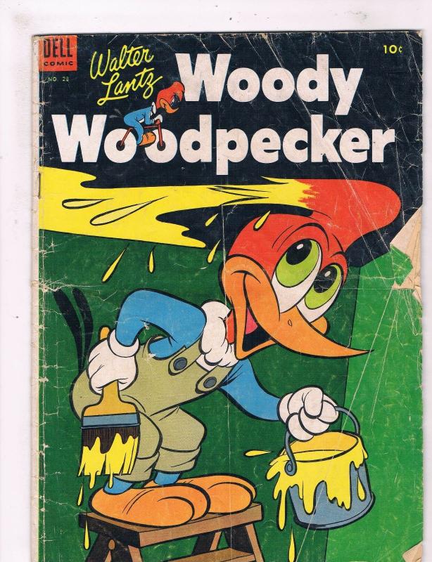 Walter Lantz Woodpecker #23 GD Dell Comic Book Cartoon DE2