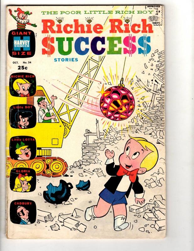 11 Richie Rich Harvey Comics Success 4 8 14 34 Millions 5 13 14 18 18 22 70 JL40