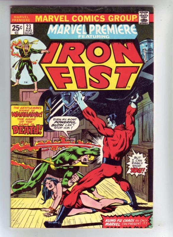 Marvel Premier #23 (Jan-75) VF/NM- High-Grade Iron Fist