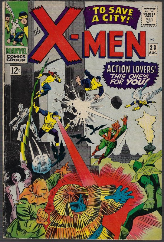 X-men #23 (Marvel, 1966) VG/F