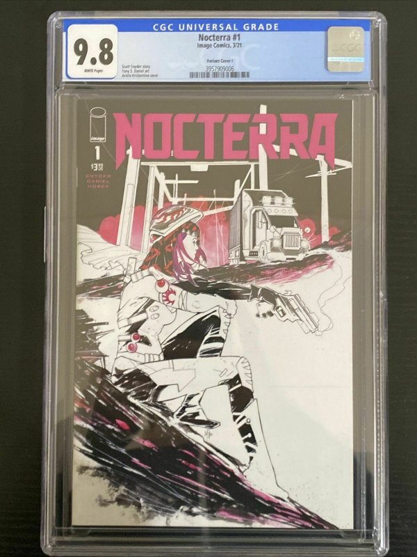 Nocterra #1 CGC 9.8 NM/Mint 1:50 Kristantina Variant Cover TV Optioned Story KEY