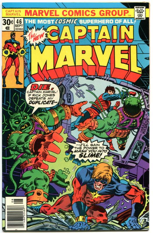 CAPTAIN MARVEL #43 44 45 46, VF to VF/NM, Al Milgrom, 1968, more CM in store