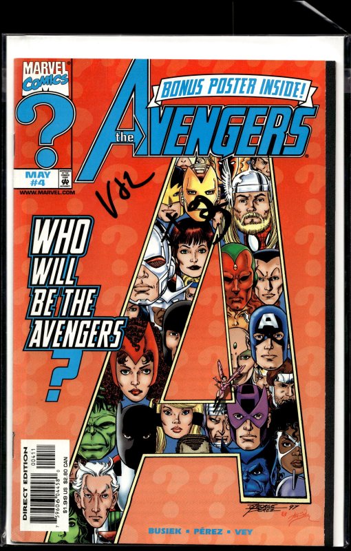 Avengers #4 (1998) The Avengers [Key Issue]