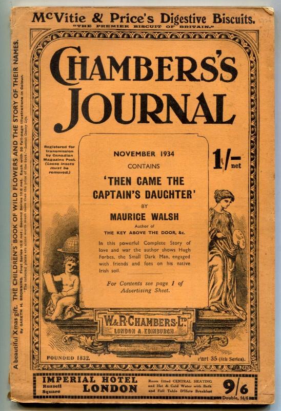 Chambers's Journal November 1934- Then Came the Captain's Daughter