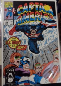 Captain America  #386  1991 MARVEL disney  us agent watch dogs john walker