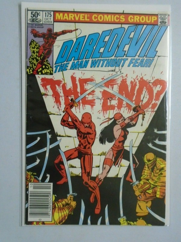 Daredevil The Man Without Fear #175 Newsstand Edition 4.0 VG (1981)