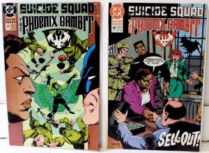 Suicide Squad Lot 2 #41, 42 1990 DC 8.0 Amanda Waller Batman Comic Books
