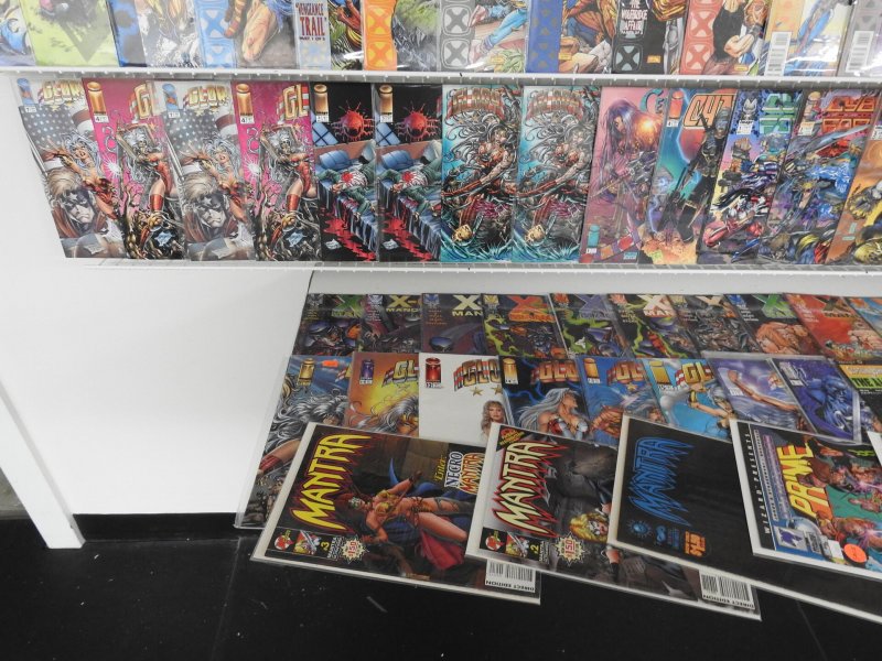 Huge Lot of 170+ Comics W/ Flash, Superman, Batman Avg. VF- Condition!