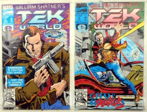TekWorld Lot of 2 #1, 2 (1992) Epic Comics 1st Print Comic Books