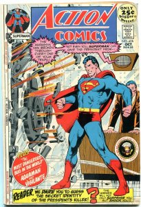 ACTION COMICS #405 1971 DC SUPERMAN NEAL ADAMS COVER-- VG