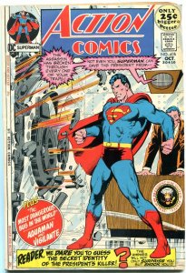 ACTION COMICS #405 1971 DC SUPERMAN NEAL ADAMS COVER-- VG