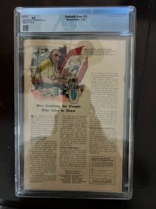 Fantastic Four #20 Regular Edition (1963) - CGC 5.0! 1st Molecule Man!