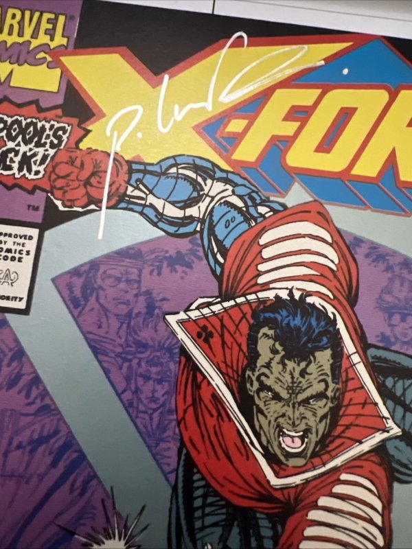 X-Force # 2 Signed by Rob Liefeld - 1st Weapon X Garrison Kane NM- Cond