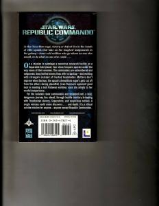 2 Books Star Wars: Republic Commando Hard Contact, Imperial Commando 501st J392