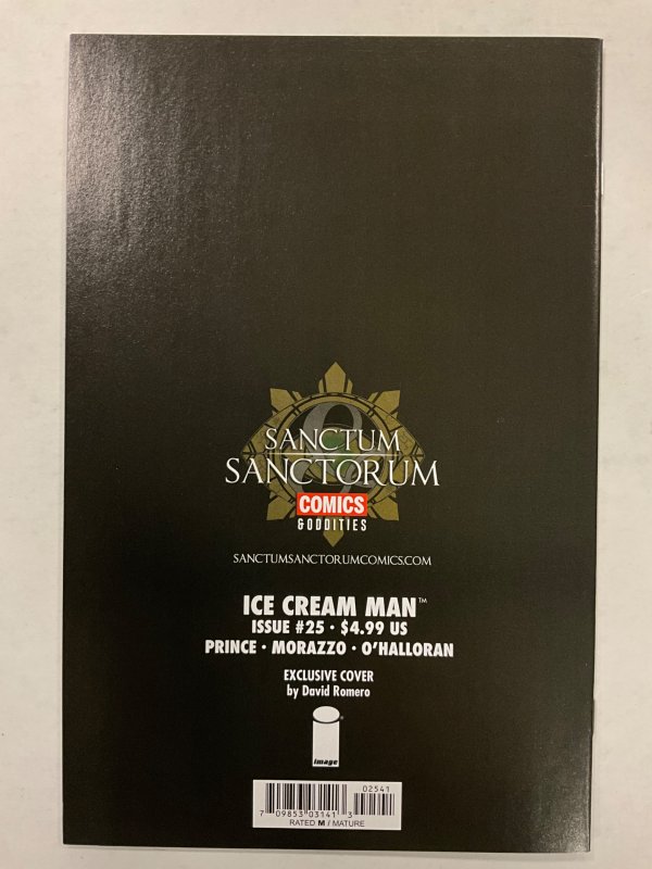 Ice Cream Man #25 Romero Black and White Cover