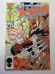 The Uncanny X-Men #213 (1987) FN- Condition!