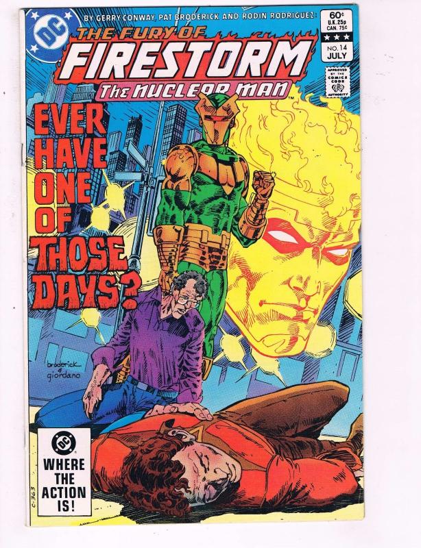 The Fury Of Firestorm The Nuclear Man #14 VF DC Comic Book DE7