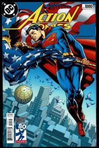 Action Comics #1000 1970s Steranko Variant Cover (Jun 2018, DC) 9.4 NM