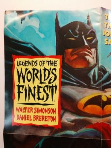 Rare! Worlds Finest 1993 Batman Superman Walt Simonson Brereton DC PROMO Poster