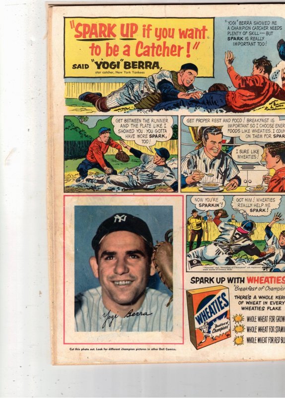 Walt Disney's Comics and Stories 156 1953 VG Gladstone Gander Grandma Du...