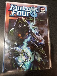 FANTASTIC FOUR #1 SIGNED BY  CLAYTON CRAIN EXCLUSIVE DR DOOM