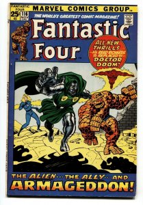 FANTASTIC FOUR #116 FN/VF Doctor Doom - Overmind - comic book