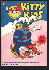 Kitty Kids #19 1980's-Cartoon type humor-German edition- Poster still attache...