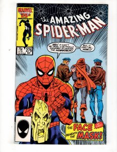 The Amazing Spider-Man #276 (1986) HOBGOBLIN! Death of The Human Fly  / ID#793