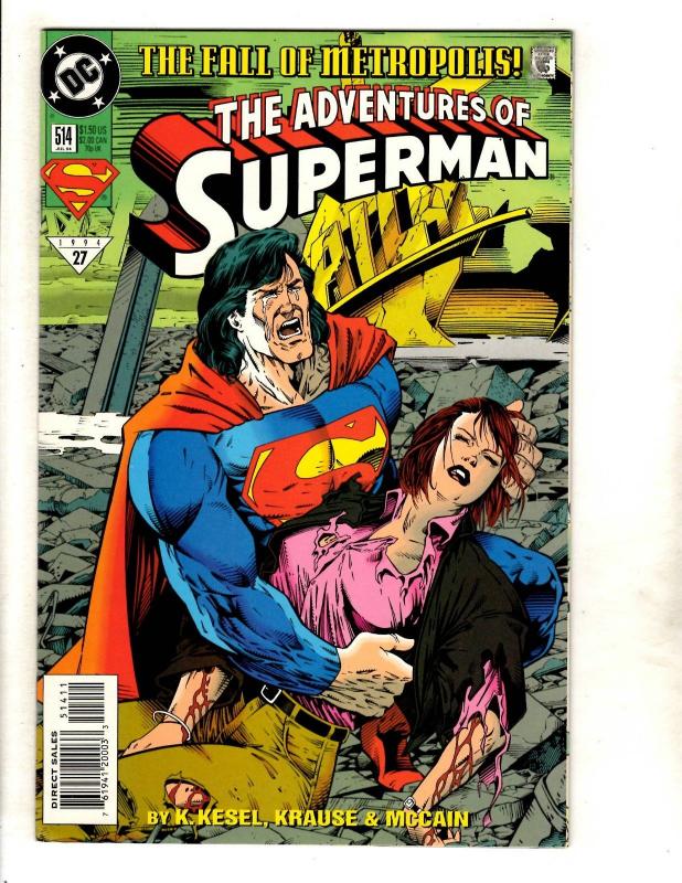 11 DC Comic Books Adventure #502 512 514 516 535 601 602 603 688 0 Annual 6 J329 