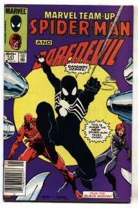 Marvel Team-up #141 First Black Costume Spider-man  NEWSSTAND