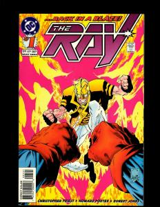 13 DC Comic Books The Ray #1 2 3 + Back In A Blaze #1 2 3 4 5 6 7 8 Ray #0 J397