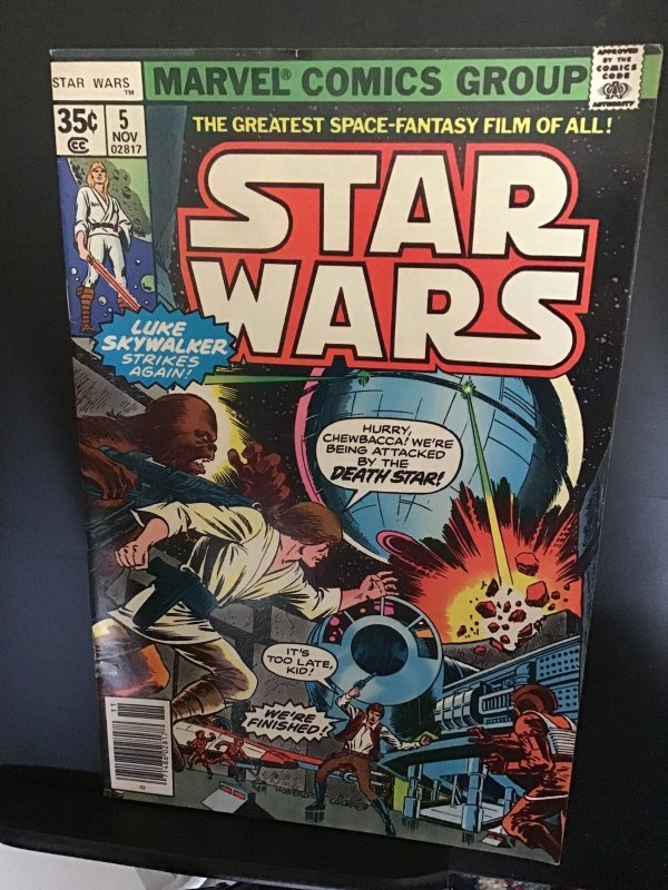 Star Wars #5 (1977) High-grade 5th-ish! Death star cover! C'ville CERT! ...
