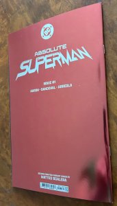 Absolute Superman #1 2nd print FOIL virgin