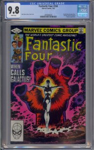 FANTASTIC FOUR #244 CGC 9.8 GALACTUS FRANKIE RAYE BECOMES NOVA WHITE PAGES 6003