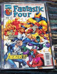 FANTASTIC FOUR #16 vol 3 1999 marvel- KREE AVENGERS-