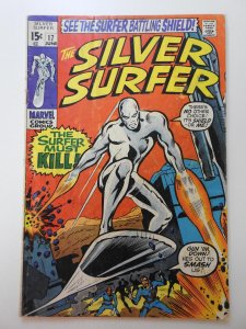 The Silver Surfer #17  (1970) The Surfer Must Kill! Solid VG- Condition!