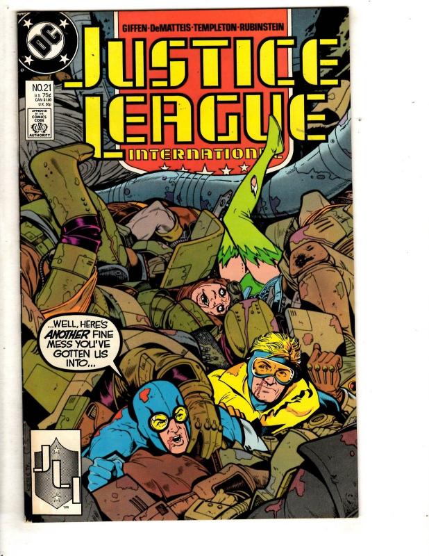 10 Justice League Comics International 21 24 25 15 3 America 27 32 Europe + J313