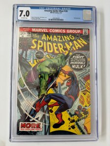THE AMAZING SPIDER-MAN #120 CGC 7.0  MARVEL COMICS OW HULK APPEARANCE (1973)