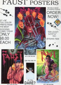 Faust:Love of the Damned #2 Nude(1992)Adult Comic Book Rebel Grade FN+ 6.5